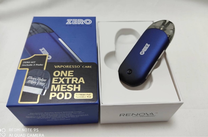 VAPORESSO RENOVA ZERO CARE POD KIT はやっぱり優秀だなと思った話。